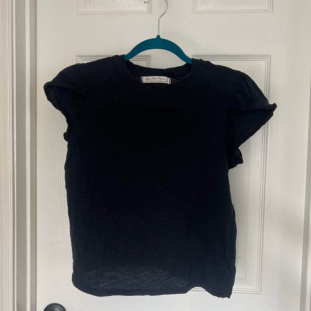 Free People Flutter Sleeve Top